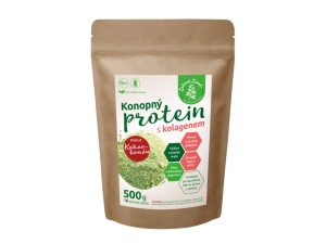 Konopný proteín s kolagénom 500 g – Zelená Země